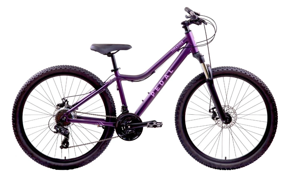 Pedal Thrasher 4 Trapeze Hardtail Mountain Bike Purple SMALL