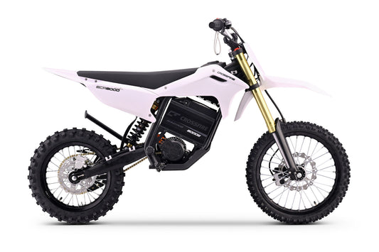 Crossfire ECR8000 White Electric Motorbike