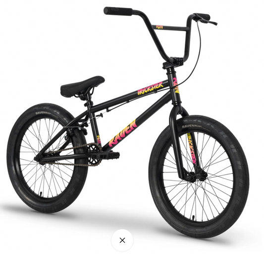 Raven Trickster 20'' BMX Bike Blackout sunrise