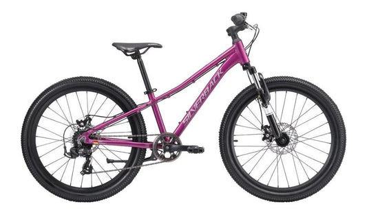 Silverback Spyke 24inch Hardtail Mountain Bike Mulberry Purple